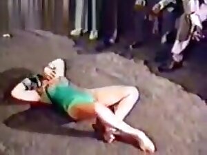 Girls Dancing Naked in London Vintage